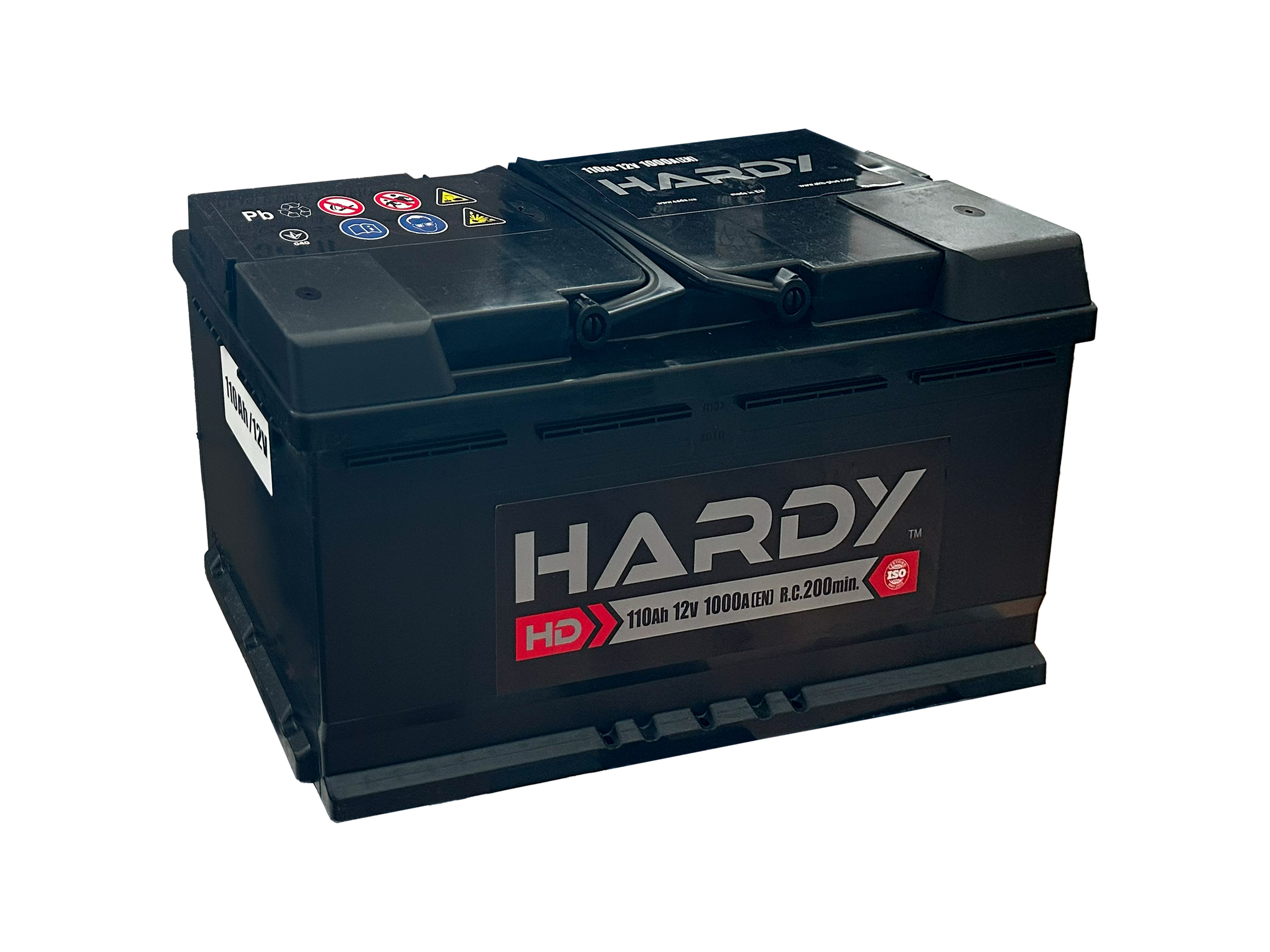 Батареї акумуляторні свинцеві стартерні 6СТ-110Аз (0) HARDY